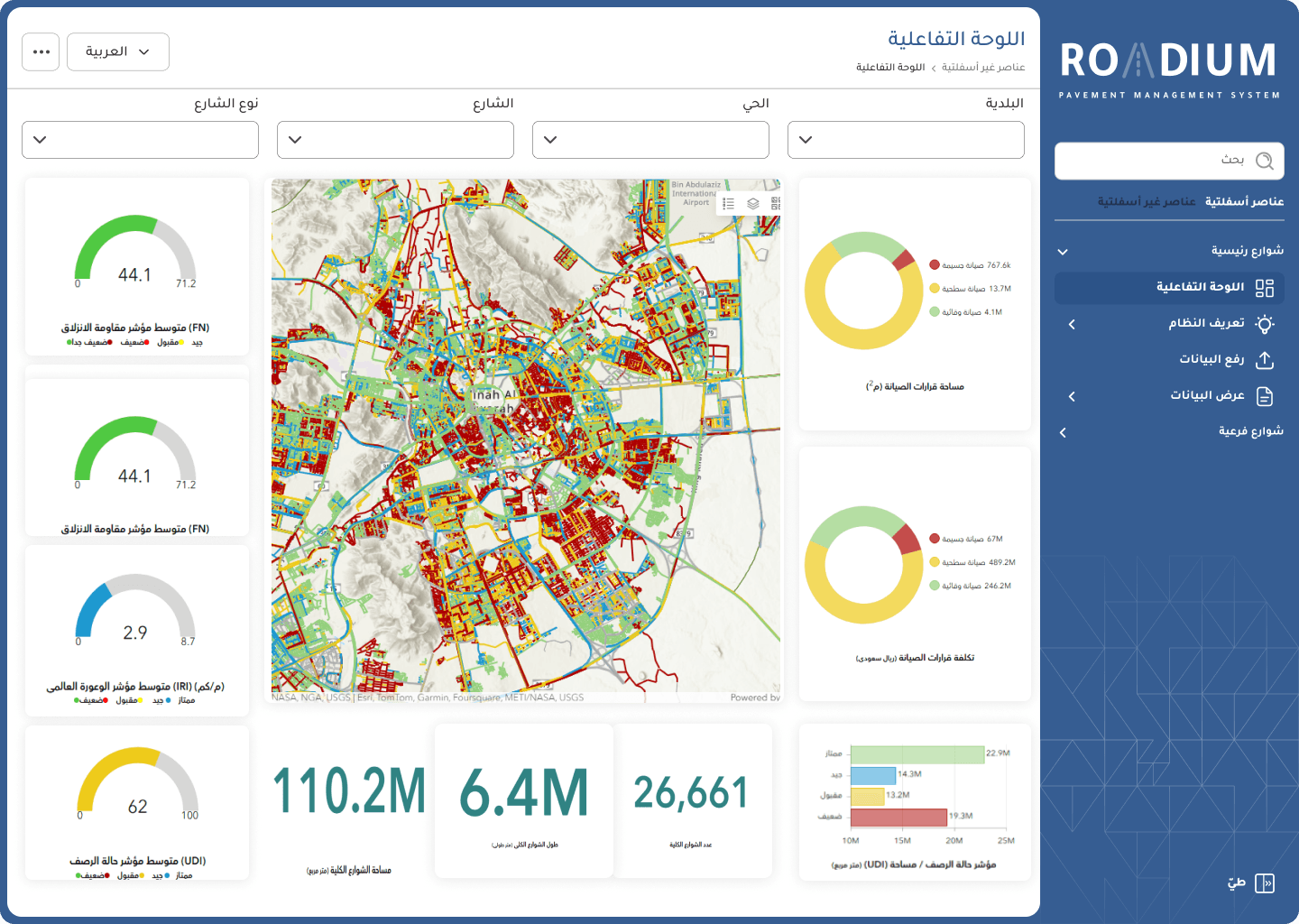 Development of Geographic Information System (GIS) for Riyadh Municipality Road Network